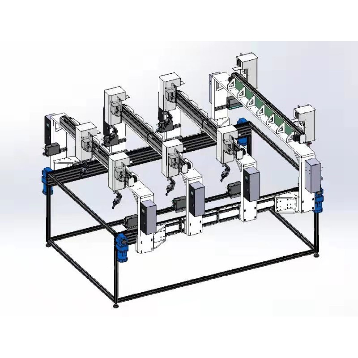 Gantry type Soldering robot for solar panel