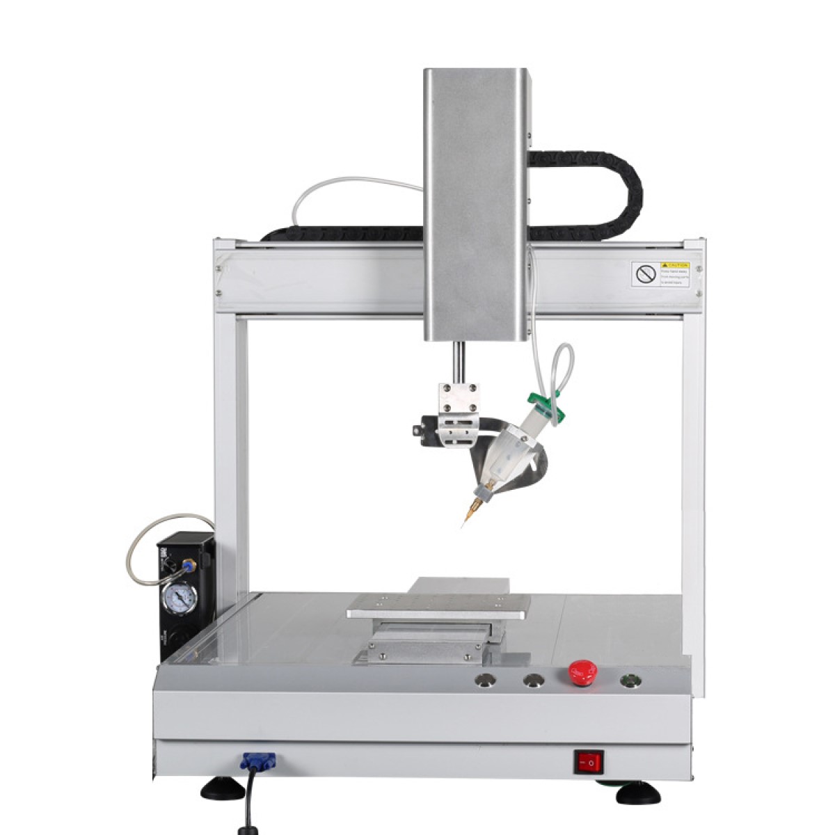 Syringe dispenser single Y with R axis